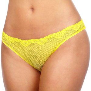 TIMPA Women's Duet Lace Low-cut Bikini YELLOW - 630473